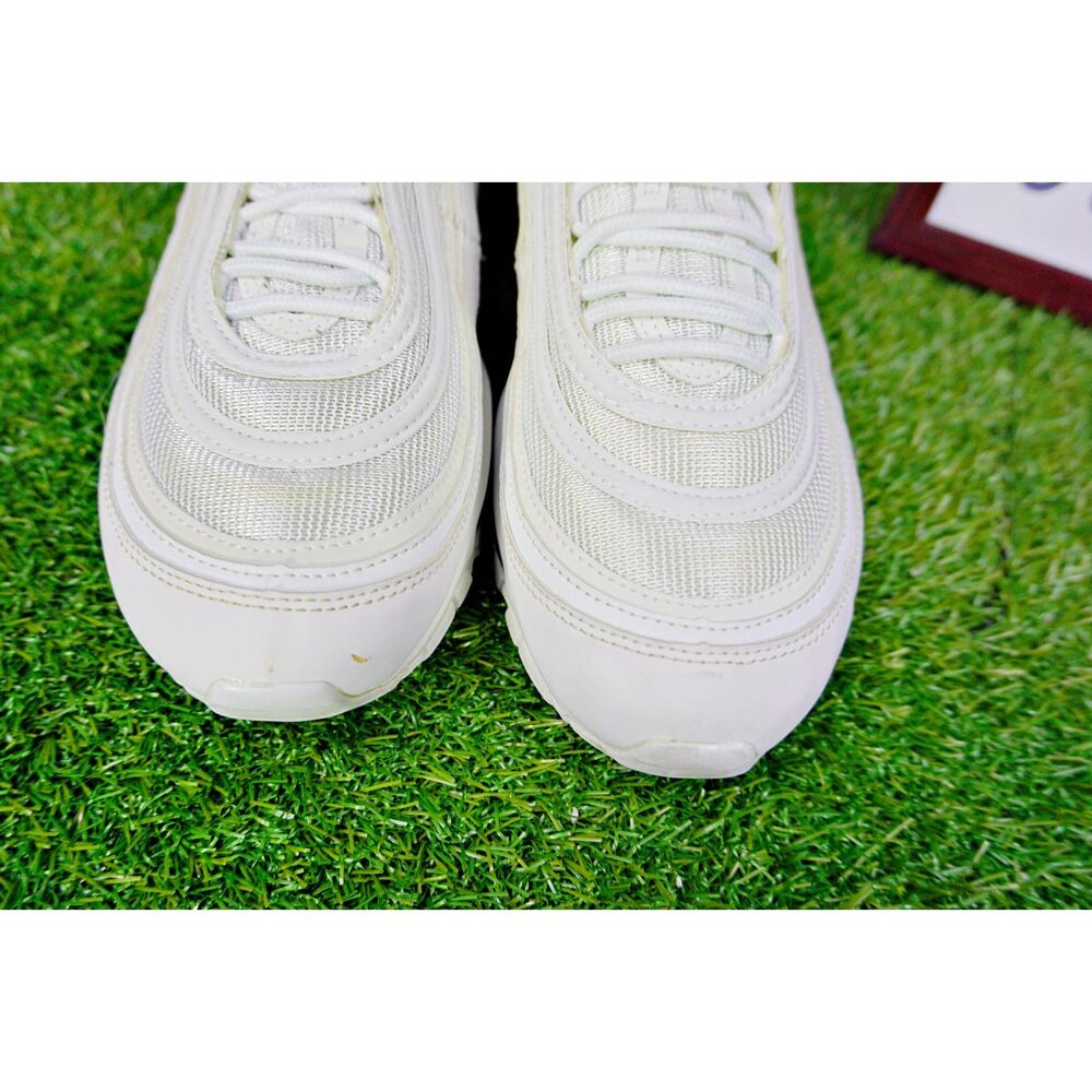 Nike Air Max 97 White and Green Men's Shoes - Picture 8 of 9